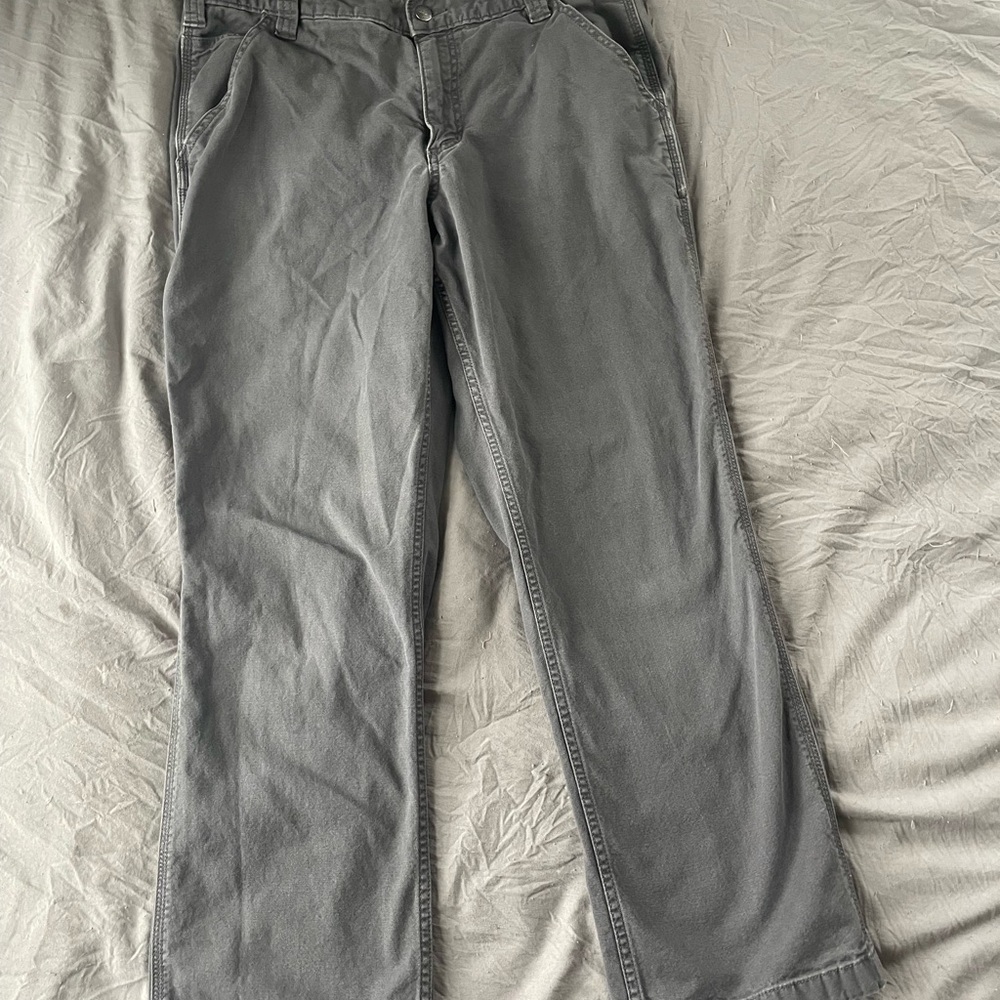 Carhartt Men's Gray Work Pants